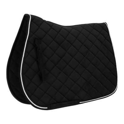 Riding World - Tapis de selle Velours noir | - Ohlala