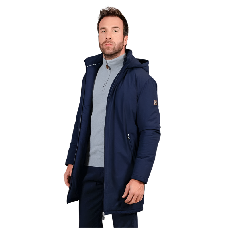 Harcour - Parka longue homme Robertol marine