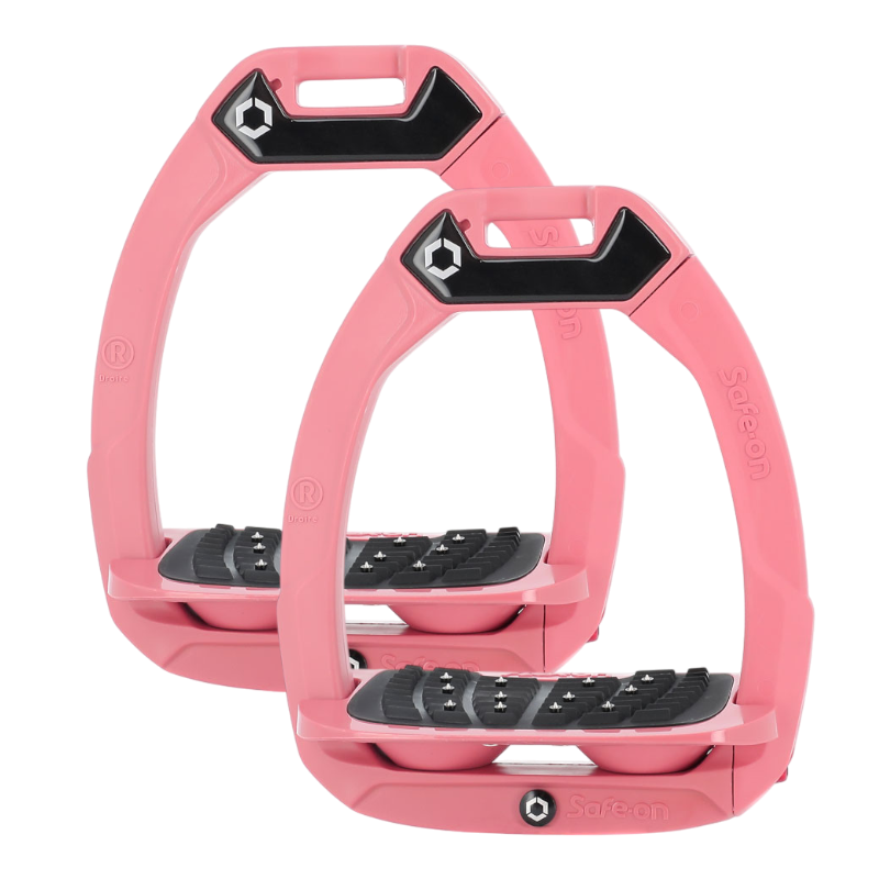 Flex On - Édition limitée - Étriers Safe On tea rose