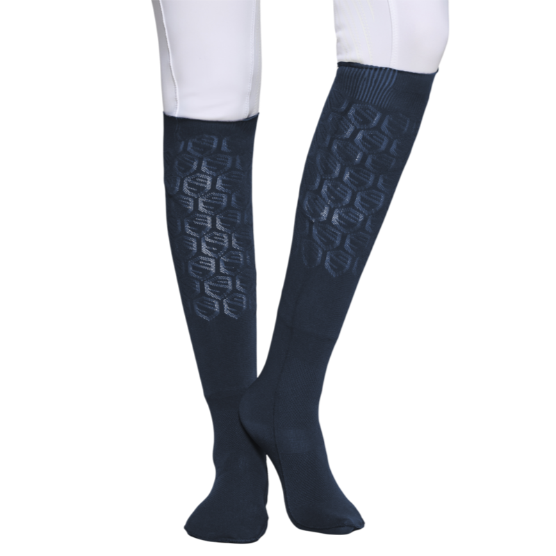 Samshield - Chaussettes d'équitation Balzane Seamless Blazon marine