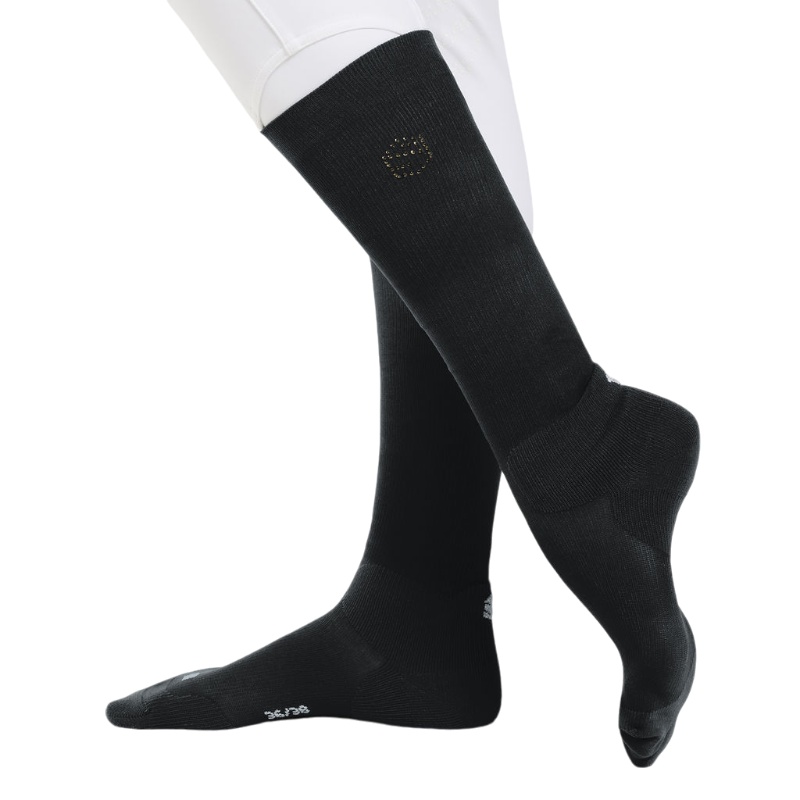 Samshield - Chaussettes d'équitation Balzane Soft noir metal eclipse