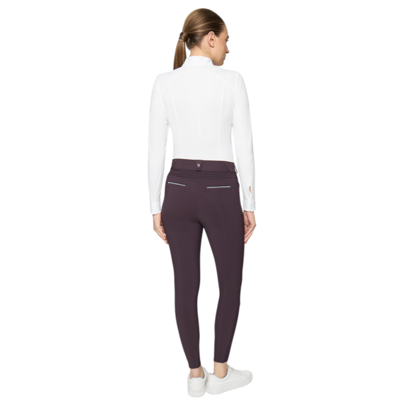 Samshield - Pantalon d'équitation femme Omega black cherry
