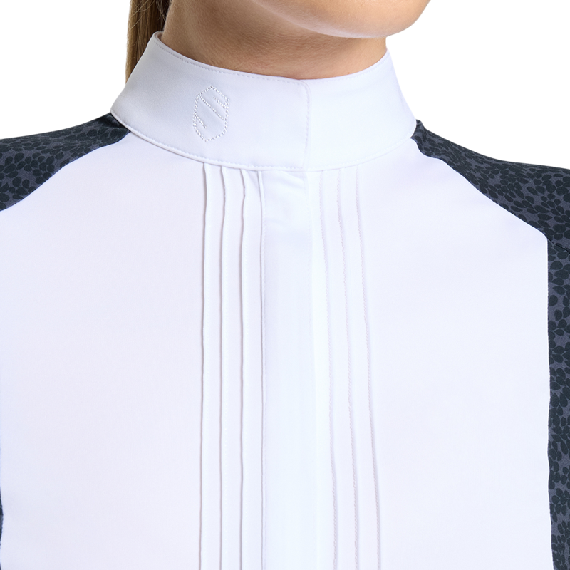 Samshield - Polo manches courtes femme Gretta anthracite drop