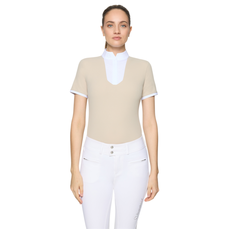 Samshield - Polo manches courtes femme Janelle beige
