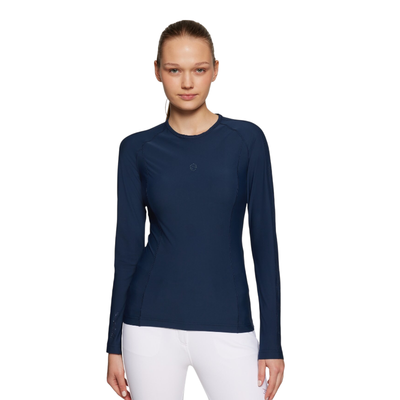 Samshield - T-shirt technique manches longues femme Evy Air cosmic blue