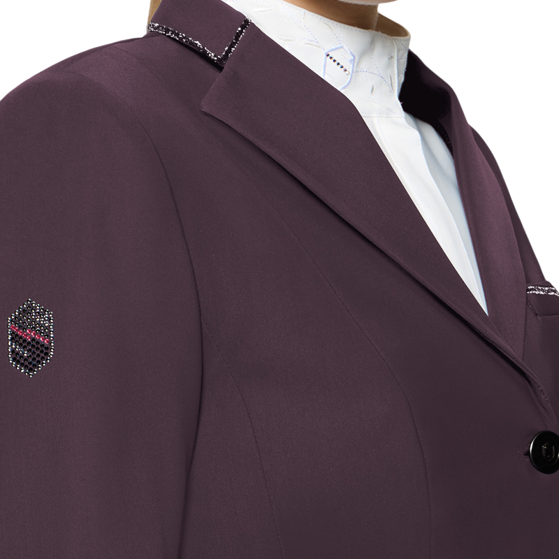 Samshield - Veste de concours femme Victorine Crystal Fabric black cherry