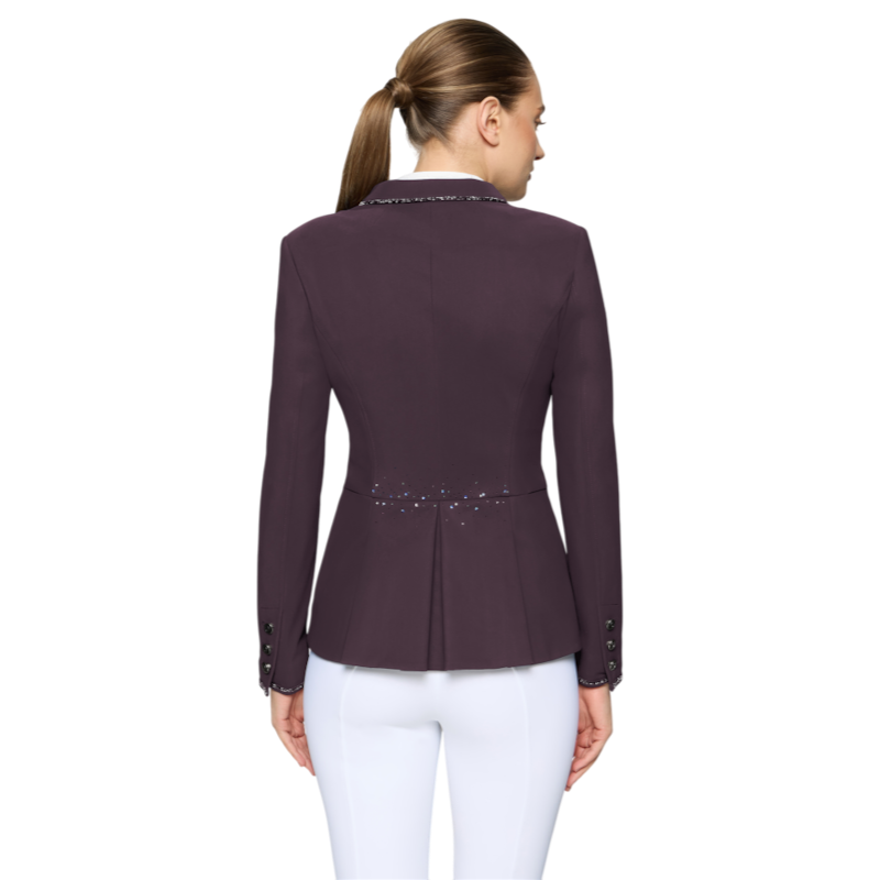 Samshield - Veste de concours femme Victorine Crystal Fabric black cherry