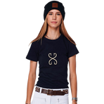 Sabbia Bianca - Dames T-shirt korte mouwen Aurore marine | - Ohlala