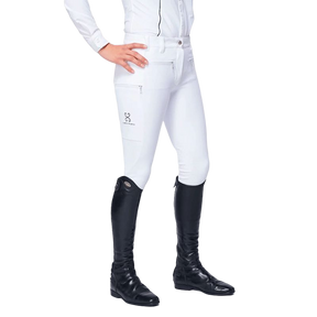 Sabbia Bianca - Pantalon d'équitation femme Venus blanc | - Ohlala