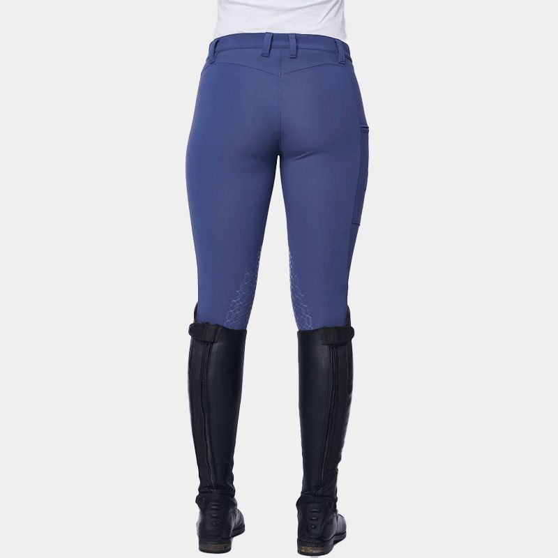Sabbia Bianca - Pantalon d'équitation femme Venus gris/ bleu | - Ohlala