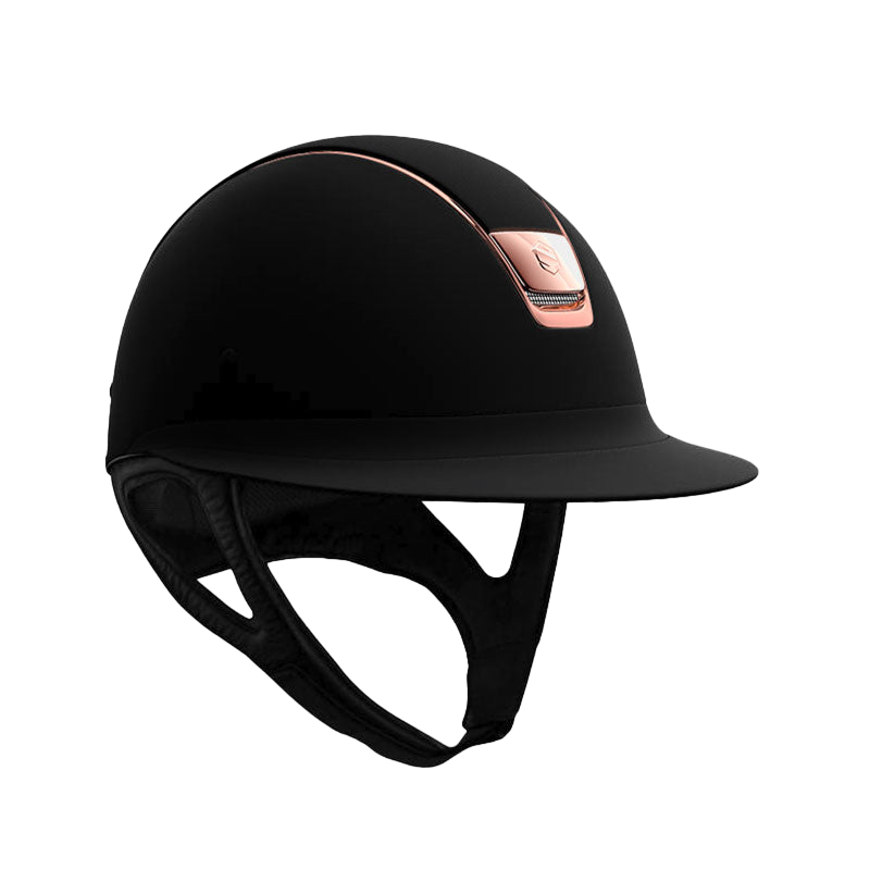 Samshield - Casque Miss Shadow matt noir chrome pink gold (avec mousse) | - Ohlala