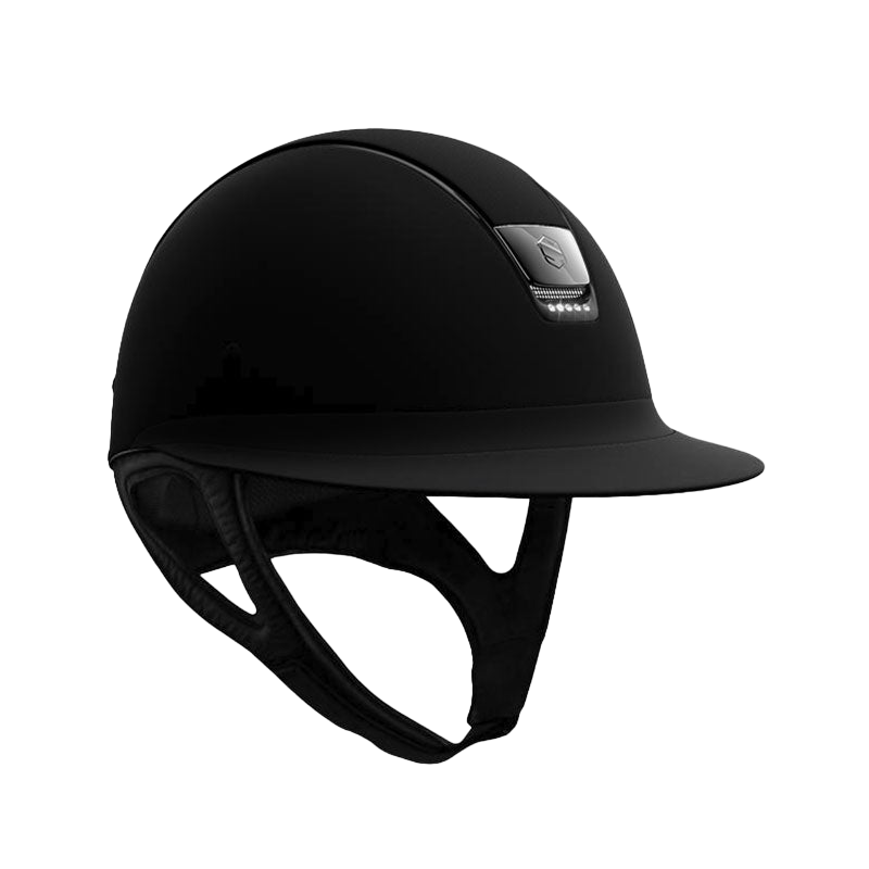 Samshield - Casque Miss Shadow matt noir 5 Swarovski (avec mousse) | - Ohlala