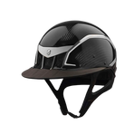 Samshield - Casque XJ Miss carbone chrome noir (avec mousse) | - Ohlala