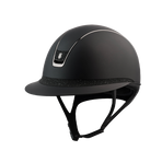 Samshield - Casque d'équitation Miss Shield 2.0 Shadowmatt  noir Crystal Fabric noir | - Ohlala