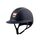 Samshield - Casque d'équitation Miss Shield 2.0 Shadowmatt bleu et rose gold | - Ohlala