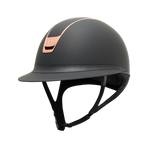 Samshield - Casque d'équitation Miss Shield 2.0 Shadowmatt noir et rose gold | - Ohlala