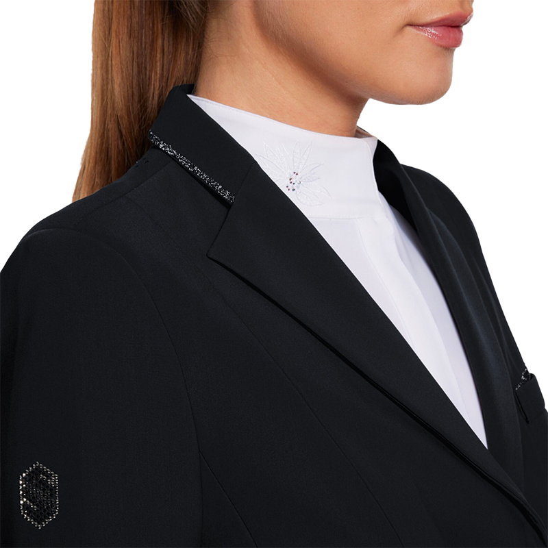Samshield - Veste de concours femme Victorine Crystal Fabric regular noir
