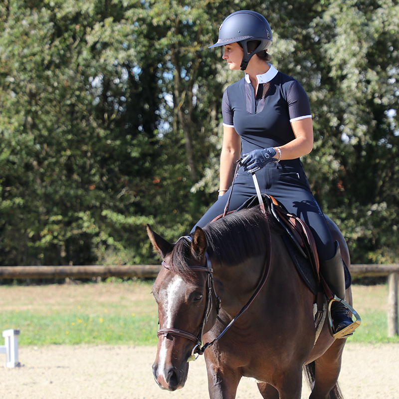 Pantalon d'équitation Junior fille Marie, Prune - Jump'In – Crin d'élégance  Sellerie
