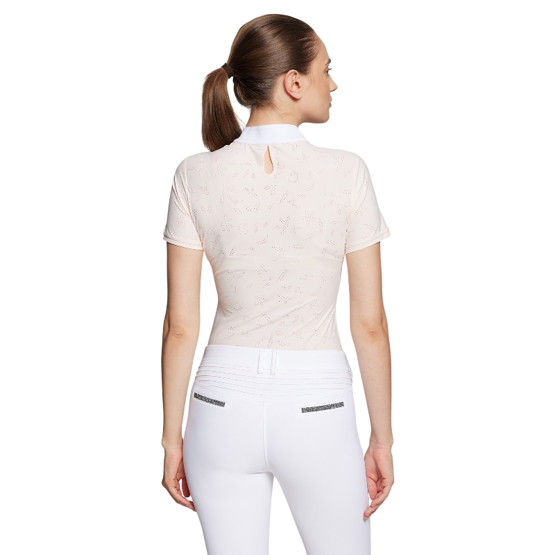 Samshield - Polo de concours manches courtes femme Aloise Air rosewater