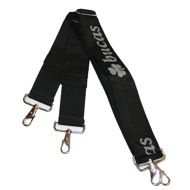 Bucas - Sangles ventrales Internal black/ sliver x2