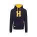 Hagg - Sweat à capuche homme marine/ jaune | - Ohlala
