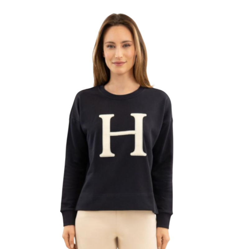 Harcour - Sweat à manches longues femme Batista marine