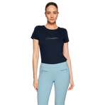 Samshield - T-shirt manches courtes femme Sylvia marine | - Ohlala