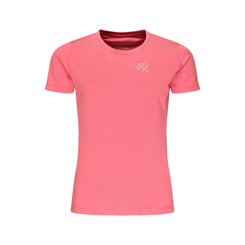 Kingsland - T-shirt à manches courtes enfant Junior Round Neck pink cerise