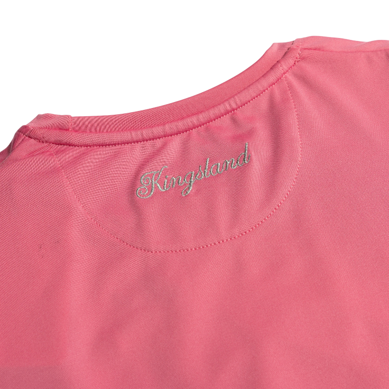 Kingsland - T-shirt à manches courtes enfant Junior Round Neck pink cerise