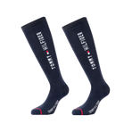 Tommy Hilfiger Equestrian - Chaussettes d'équitation Riga desert sky