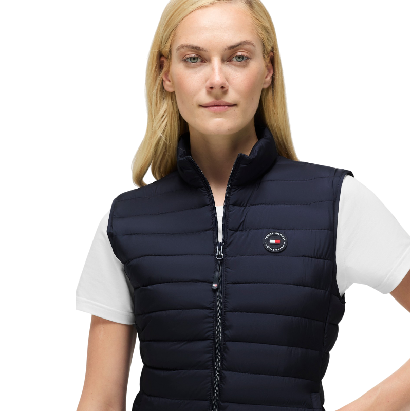 Tommy Equestrian - Mouwloos gewatteerd damesvest Serano desert sky