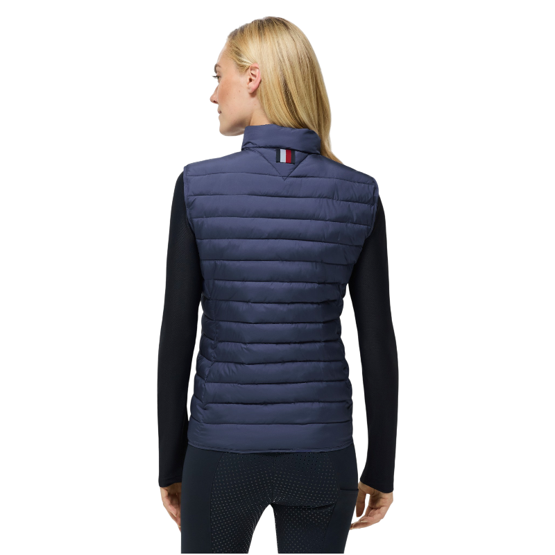 Tommy Equestrian - Serano faded indigo mouwloos damesvest