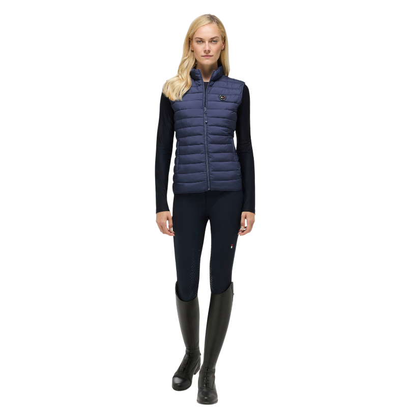 Tommy Equestrian - Serano faded indigo mouwloos damesvest