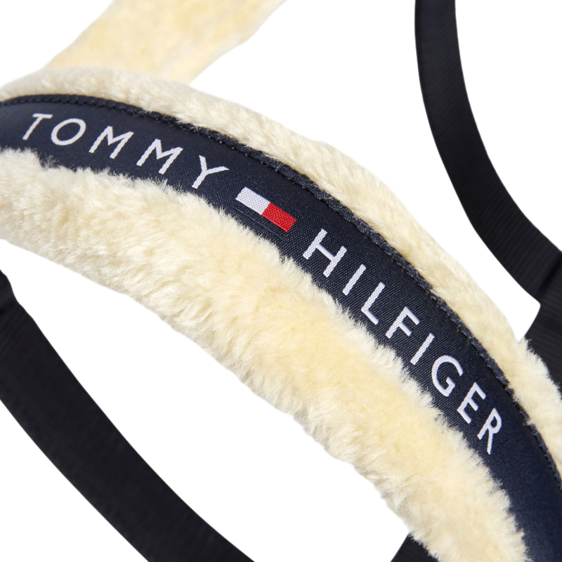Tommy Hilfiger Equestrian - Halster met synthetisch schaapsvacht Kennedy desert sky