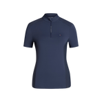 Tommy Hilfiger Equestrian - Polo d'équitation manches courtes femme Palma desert sky