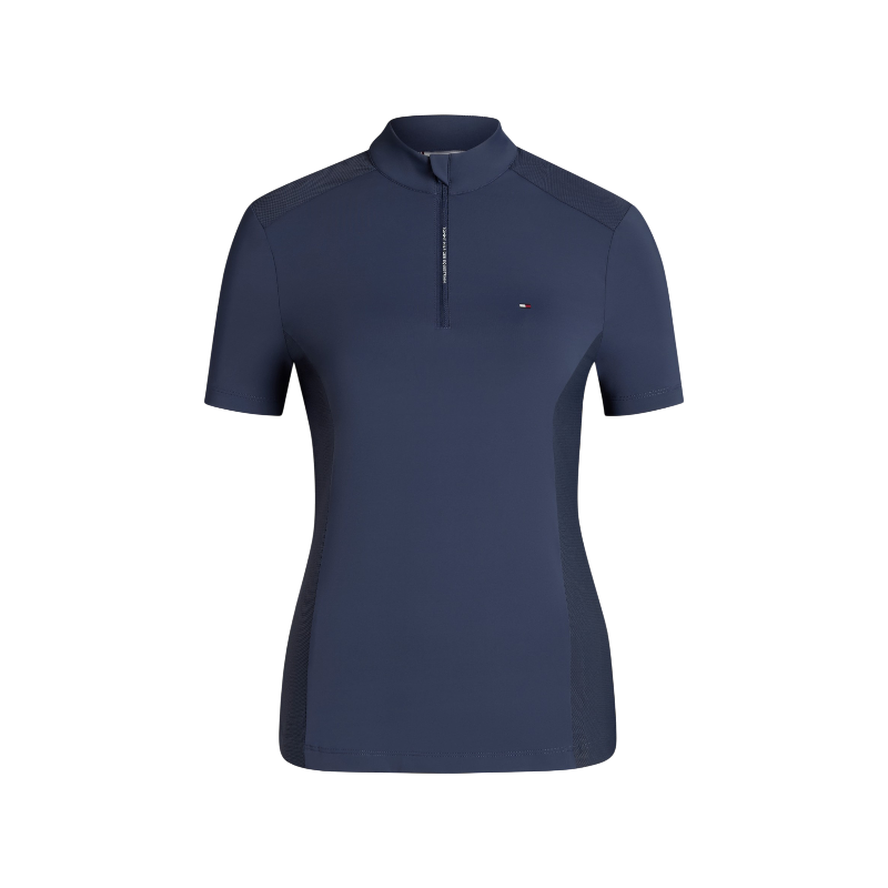 Tommy Hilfiger Equestrian - Rijpolo korte mouw dames Palma desert sky