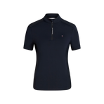 Tommy Hilfiger Equestrian - Polo d'équitation manches courtes femme Palma marine