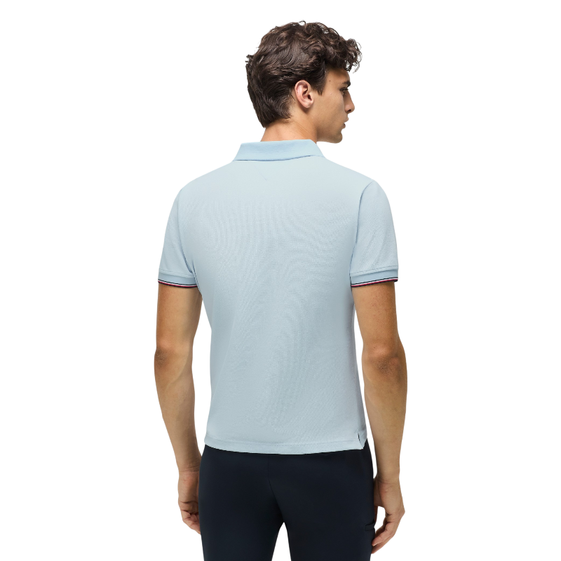 Tommy Hilfiger Equestrian - Polo d'équitation manches courtes homme Davis sweet blue