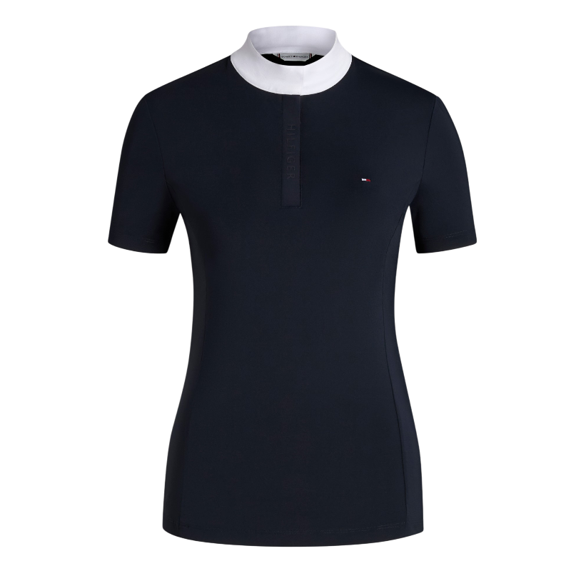 Tommy Hilfiger Equestrian - Wedstrijdpolo korte mouw dames Selma desert sky