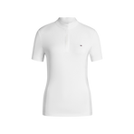 Tommy Hilfiger Equestrian - Polo de concours manches courtes femme Selma optic white