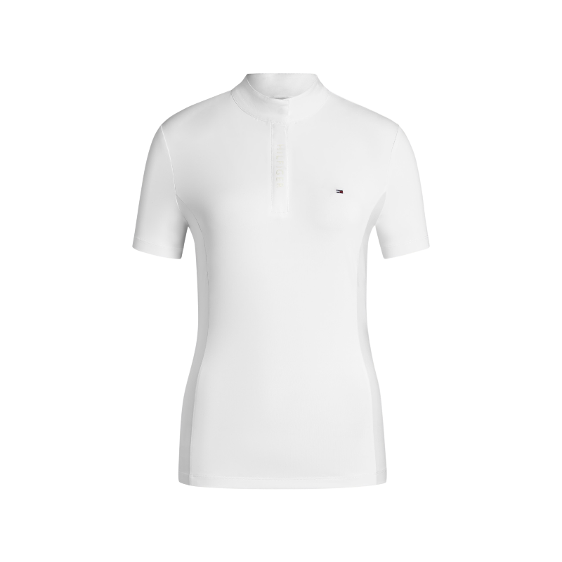 Tommy Hilfiger Equestrian - Wedstrijdpolo korte mouw dames Selma optic white
