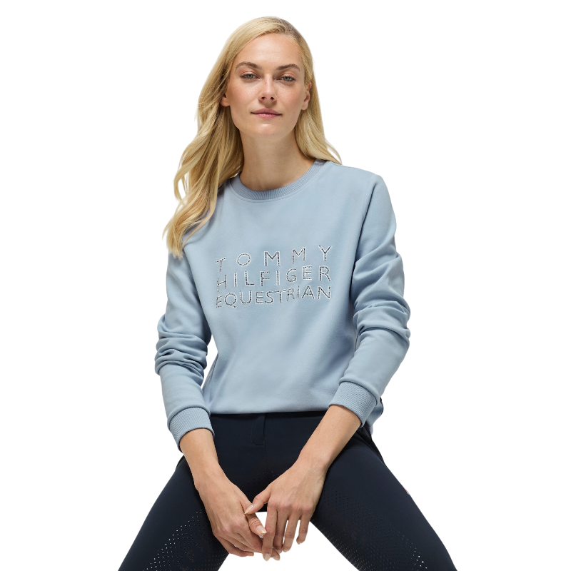 Tommy Hilfiger Equestrian - Sweat manches longues femme Belair sweet blue