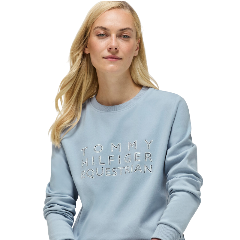Tommy Hilfiger Equestrian - Sweat manches longues femme Belair sweet blue