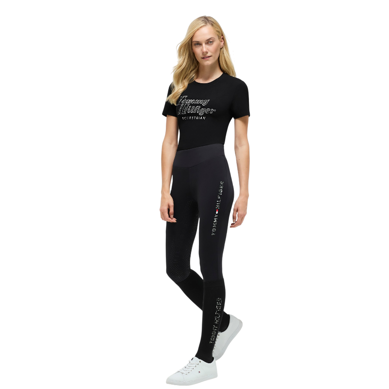 Tommy Hilfiger Equestrian - T-shirt manches courtes femme Malibu noir
