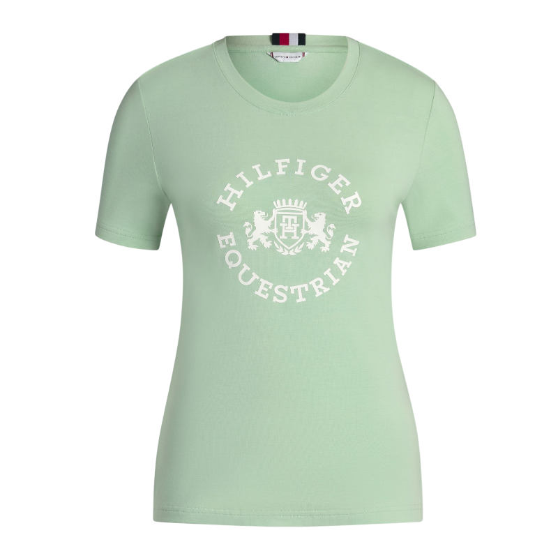 Tommy Equestrian - T-shirt korte mouwen dames Pasadena belair mint