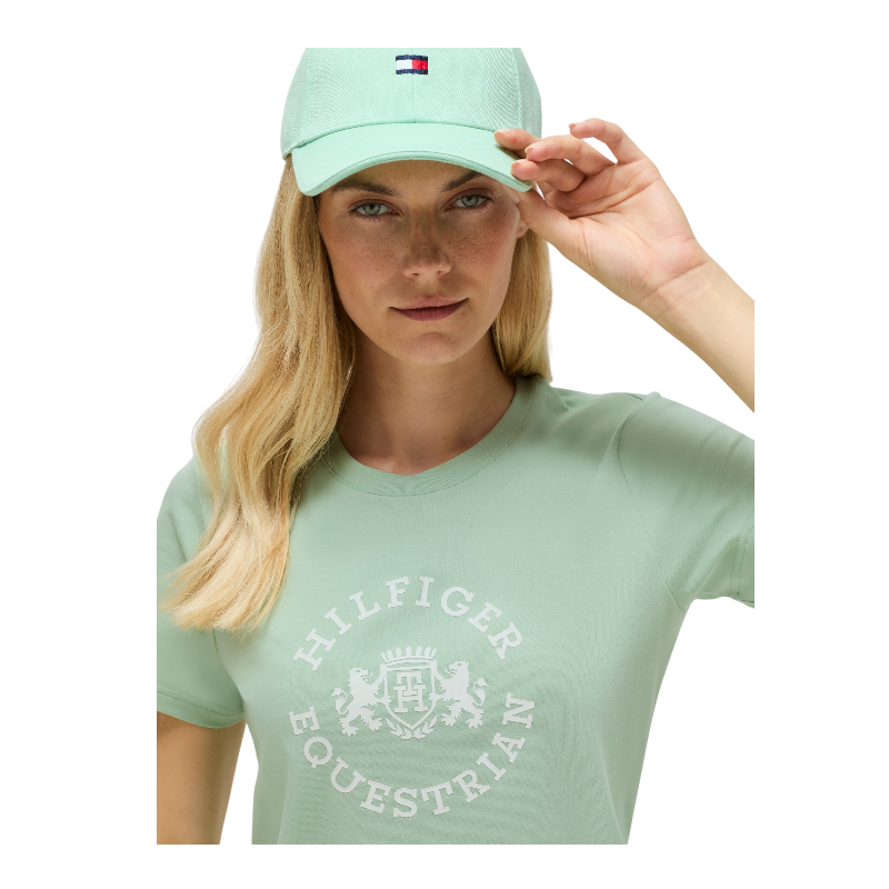 Tommy Equestrian - T-shirt korte mouwen dames Pasadena belair mint