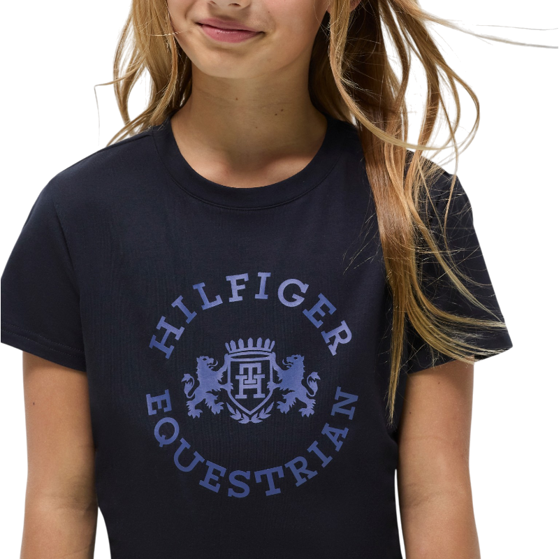 Tommy Hilfiger Equestrian - T-shirt manches courtes junior Pasadena desert sky