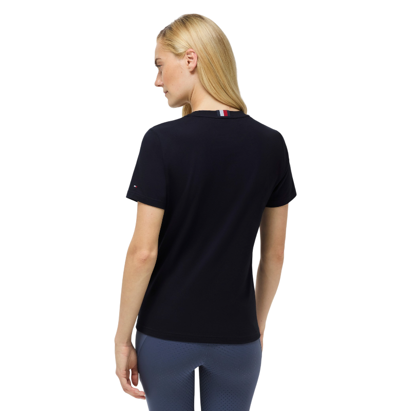 Tommy Hilfiger Equestrian - T-shirt korte mouw dames Pasadena desert sky