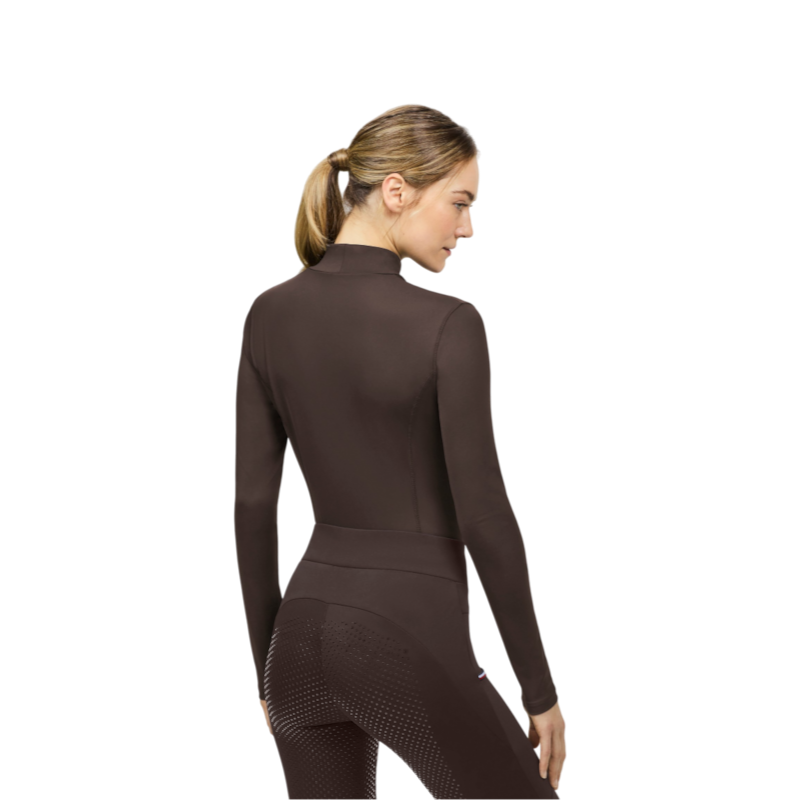 Tommy Hilfiger Equestrian - Baselayer manches longues femme Ava cacao
