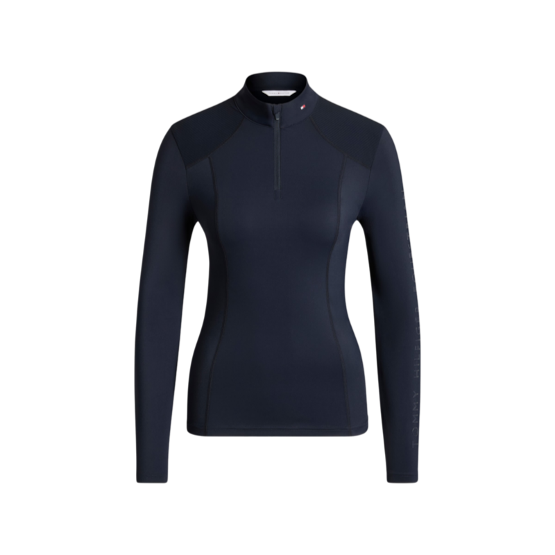 Tommy Hilfiger Equestrian - Baselayer manches longues femme Echo desert sky